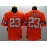 nike nfl jerseys cleveland browns #23 joe haden orange[Elite]