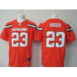 nike nfl jerseys cleveland browns #23 joe haden orange[Elite][new style]