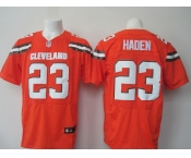 nike nfl jerseys cleveland browns #23 joe haden orange[Elite][new style]