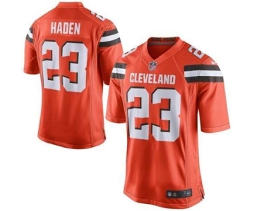 nike nfl jerseys cleveland browns #23 joe haden orange[Elite][new style]