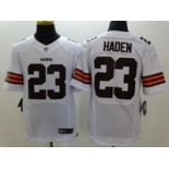 nike nfl jerseys cleveland browns #23 joe haden white[Elite]