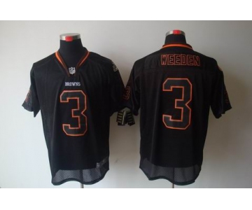 nike nfl jerseys cleveland browns #3 weeden black[Elite lights out]