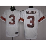 nike nfl jerseys cleveland browns #3 weeden white[Elite]