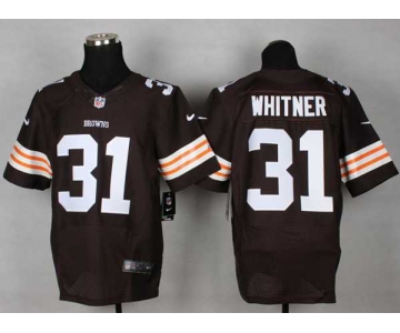 nike nfl jerseys cleveland browns #31 whitner brown[Elite]