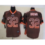 nike nfl jerseys cleveland browns #32 brown brown[Elite drift fashion]