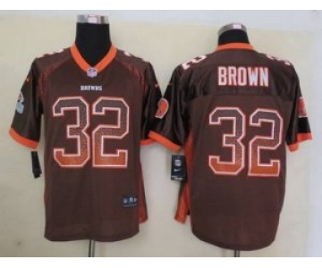 nike nfl jerseys cleveland browns #32 brown brown[Elite drift fashion]