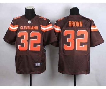 nike nfl jerseys cleveland browns #32 brown brown[Elite][new style]