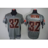 nike nfl jerseys cleveland browns #32 jim brown grey[Elite shadow]