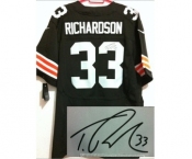 nike nfl jerseys cleveland browns #33 richardson black[Elite signature]