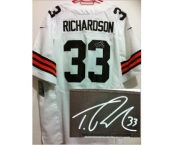 nike nfl jerseys cleveland browns #33 richardson white[Elite signature]