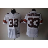 nike nfl jerseys cleveland browns #33 richardson white[elite]