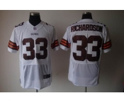 nike nfl jerseys cleveland browns #33 richardson white[elite]