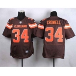 nike nfl jerseys cleveland browns #34 crowell brown[Elite][new style]