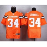 nike nfl jerseys cleveland browns #34 crowell orange[Elite][new style]