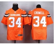 nike nfl jerseys cleveland browns #34 crowell orange[Elite][new style]