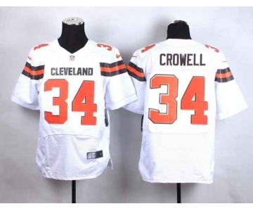 nike nfl jerseys cleveland browns #34 crowell white[Elite][new style]