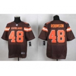 nike nfl jerseys cleveland browns #48 robinson brown[Elite][new style]