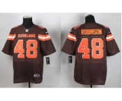 nike nfl jerseys cleveland browns #48 robinson brown[Elite][new style]