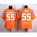 nike nfl jerseys cleveland browns #55 mack orange[Elite][new style]