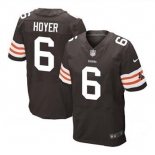 nike nfl jerseys cleveland browns #6 hoyer brown[Elite]