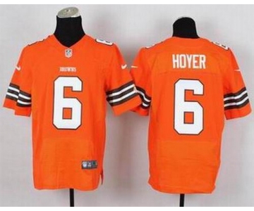 nike nfl jerseys cleveland browns #6 hoyer orange[Elite]