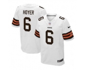 nike nfl jerseys cleveland browns #6 hoyer white[Elite]