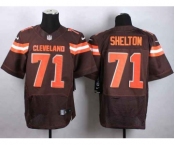 nike nfl jerseys cleveland browns #71 shelton brown[Elite][new style]