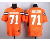 nike nfl jerseys cleveland browns #71 shelton orange[Elite][new style]