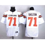 nike nfl jerseys cleveland browns #71 shelton white[Elite][new style]