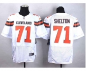 nike nfl jerseys cleveland browns #71 shelton white[Elite][new style]