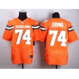 nike nfl jerseys cleveland browns #74 erving orange[Elite][new style]