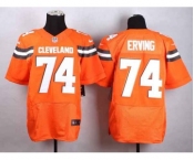 nike nfl jerseys cleveland browns #74 erving orange[Elite][new style]