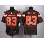 nike nfl jerseys cleveland browns #83 hartline brown[Elite][new style]