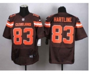 nike nfl jerseys cleveland browns #83 hartline brown[Elite][new style]