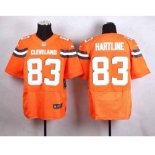 nike nfl jerseys cleveland browns #83 hartline orange[Elite][new style]