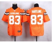 nike nfl jerseys cleveland browns #83 hartline orange[Elite][new style]