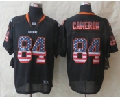 nike nfl jerseys cleveland browns #84 cameron black[Elite USA flag fashion]