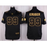 nike nfl jerseys cleveland browns #99 kruger black gold collection[Elite][kruger]