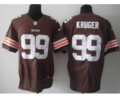 nike nfl jerseys cleveland browns #99 kruger brown[Elite][kruger]