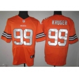 nike nfl jerseys cleveland browns #99 kruger orange[Elite][kruger]