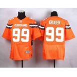 nike nfl jerseys cleveland browns #99 kruger orange[Elite][new style][kruger]