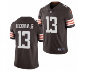 Cleveland Browns #13 Odell Beckham Jr Brown 2020 Vapor Limited Jersey