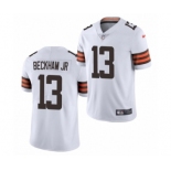 Cleveland Browns #13 Odell Beckham Jr White 2020 Vapor Limited Jersey