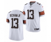 Cleveland Browns #13 Odell Beckham Jr White 2020 Vapor Limited Jersey