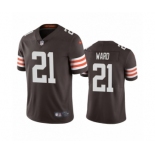 Cleveland Browns #21 Denzel Ward Brown 2020 Vapor Limited Jersey