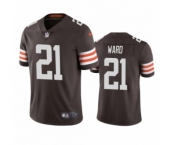 Cleveland Browns #21 Denzel Ward Brown 2020 Vapor Limited Jersey