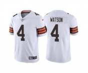 Cleveland Browns #4 Deshaun Watson White Vapor Untouchable Limited Stitched Jersey