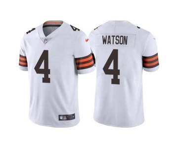 Cleveland Browns #4 Deshaun Watson White Vapor Untouchable Limited Stitched Jersey