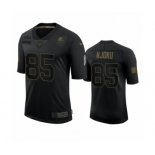 Cleveland Browns #85 David Njoku Black 2020 Salute to Service Limited Jersey