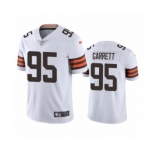 Cleveland Browns #95 Myles Garrett White 2020 Vapor Limited Jersey